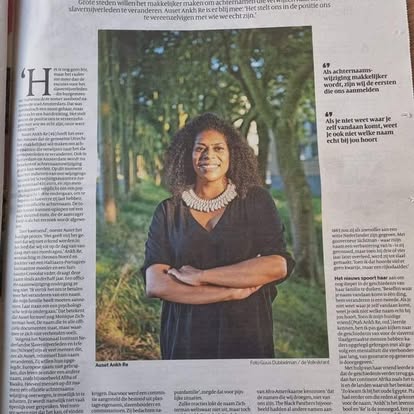 Auset Ankh Re — De Volkskrant